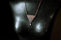 Image 6 of Folkways etched brass necklace