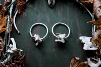 Image 2 of Aluminum Bone Hoops (medium)