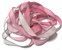 Image 2 of 1PC. DIVA 42" hand dyed wrist wrap bracelet silk ribbon//Yoga wrist wrap bracelet ribbon
