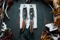 Image 1 of Bone, Charm, Feather, Leather