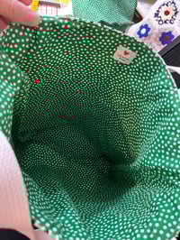 Image 3 of Vintage Garden-Themed Quilted Tote