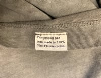 Image 6 of Japan Blue Jeans garment dyed Cote d’Ivoire cotton half raglan tee, M