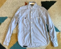 Image 1 of FOB Factory chambray button down shirt, made in Japan, size M (fits S)