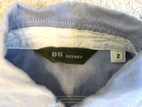 Image 3 of FOB Factory chambray button down shirt, made in Japan, size M (fits S)