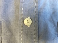Image 5 of FOB Factory chambray button down shirt, made in Japan, size M (fits S)