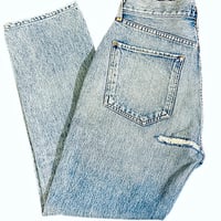 Image 1 of Women's Top Shop  Button fly jeans High rise ,relaxed fit cropp SZ 27 