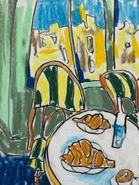 Image 1 of ‘The Paris Cafe’ 6” x 8” PRINT