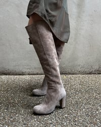 Image 1 of ITALIAN SUEDE OVER THE KNEE BOOTS
