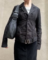 Image 9 of BLACK LEATHER BUCKLE BAG