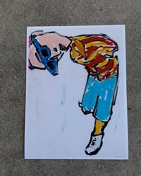 Image 2 of ‘Sideways Cool’ 6” x 8” PRINT