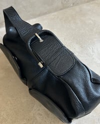 Image 6 of BLACK LEATHER BUCKLE BAG