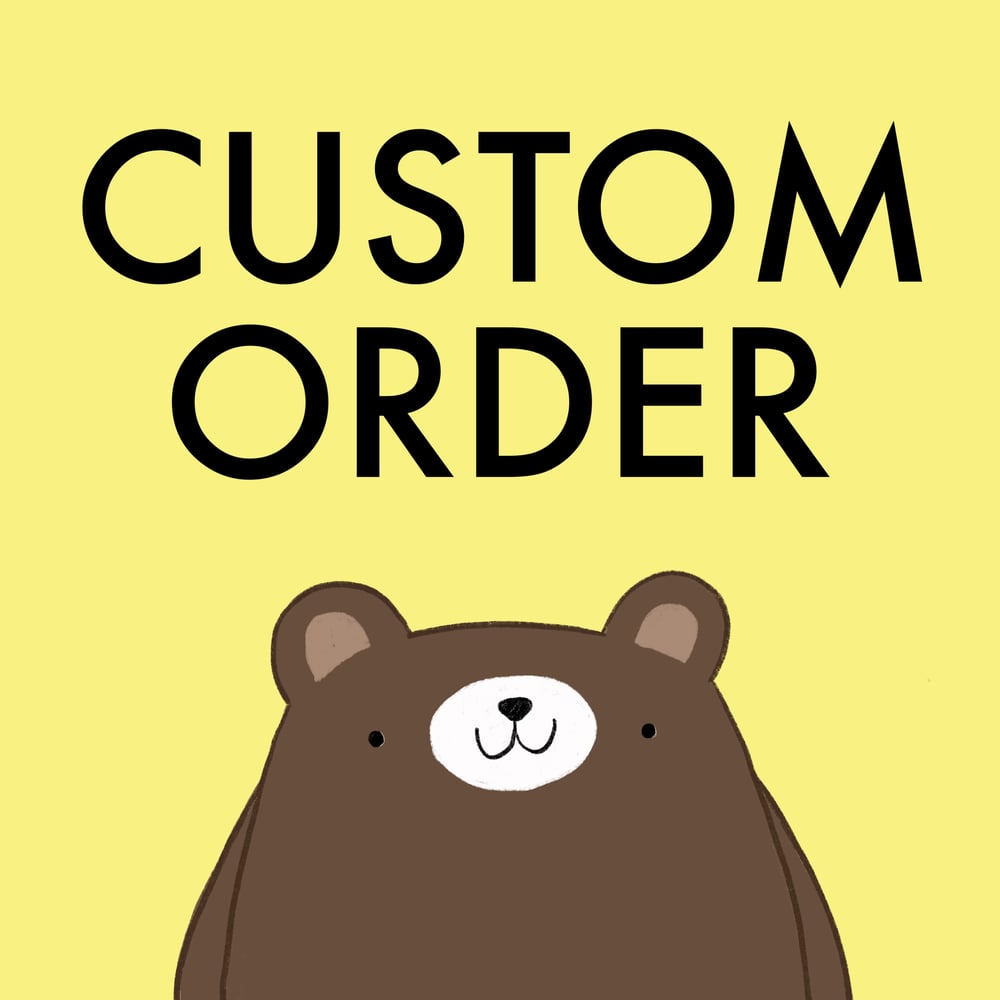 Image of custom order for Rick