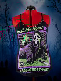 Image 1 of M/L Scream Ghost Face Tank Top