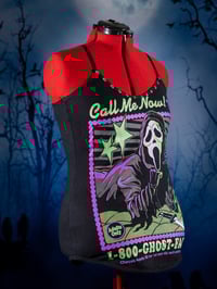 Image 2 of M/L Scream Ghost Face Tank Top