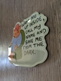 Image 2 of Wake Me Up - Cute Funny Bear Epoxy Acrylic Magnet