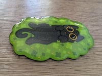 Image 2 of Black Cats Are Good Luck - Cute Epoxy Acrylic Magnet