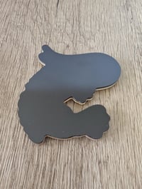 Image 3 of Full of Poop - Cute Shrimp Epoxy Acrylic Magnet