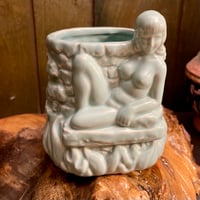 Image 1 of  AT RANDOM Milwaukee DOROTHY 15 oz Tiki Cocktail Mug Mint Light Green