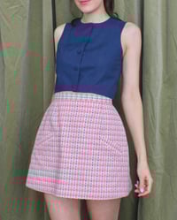 Image 3 of Ready-to-ship Polly top cropped blouse - Blue lapis