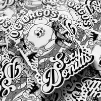 Image 1 of Sexy Donuts Transparent Sticker & Mini Print