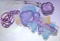 Image 1 of Girl Group Lightstick Keychains 