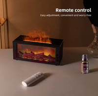Image 2 of Fireplace Flame Aroma Diffuser and Humidifier 500ml
