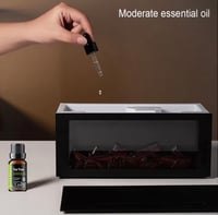 Image 3 of Fireplace Flame Aroma Diffuser and Humidifier 500ml