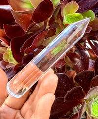 Image 1 of HIMALAYAN QUARTZ PRECISION CUT VOGEL, WAND
