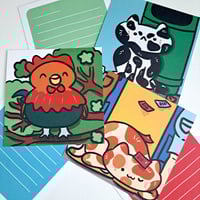 Image 1 of The Usual Suspects 🐓🐈‍⬛🐈 print