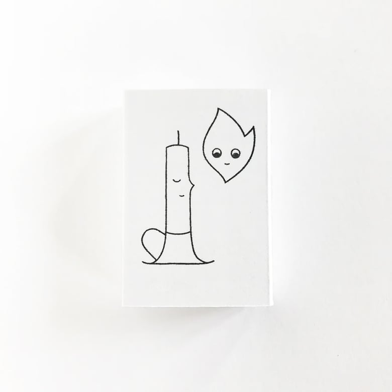 Image of Candle & Flame, mini stamps
