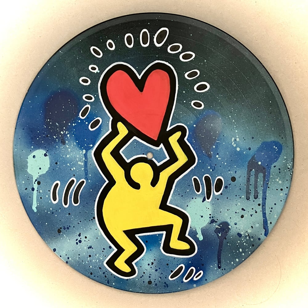 Image of Vinyle Keith Haring Street Art