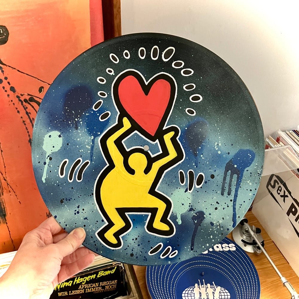 Image of Vinyle Keith Haring Street Art