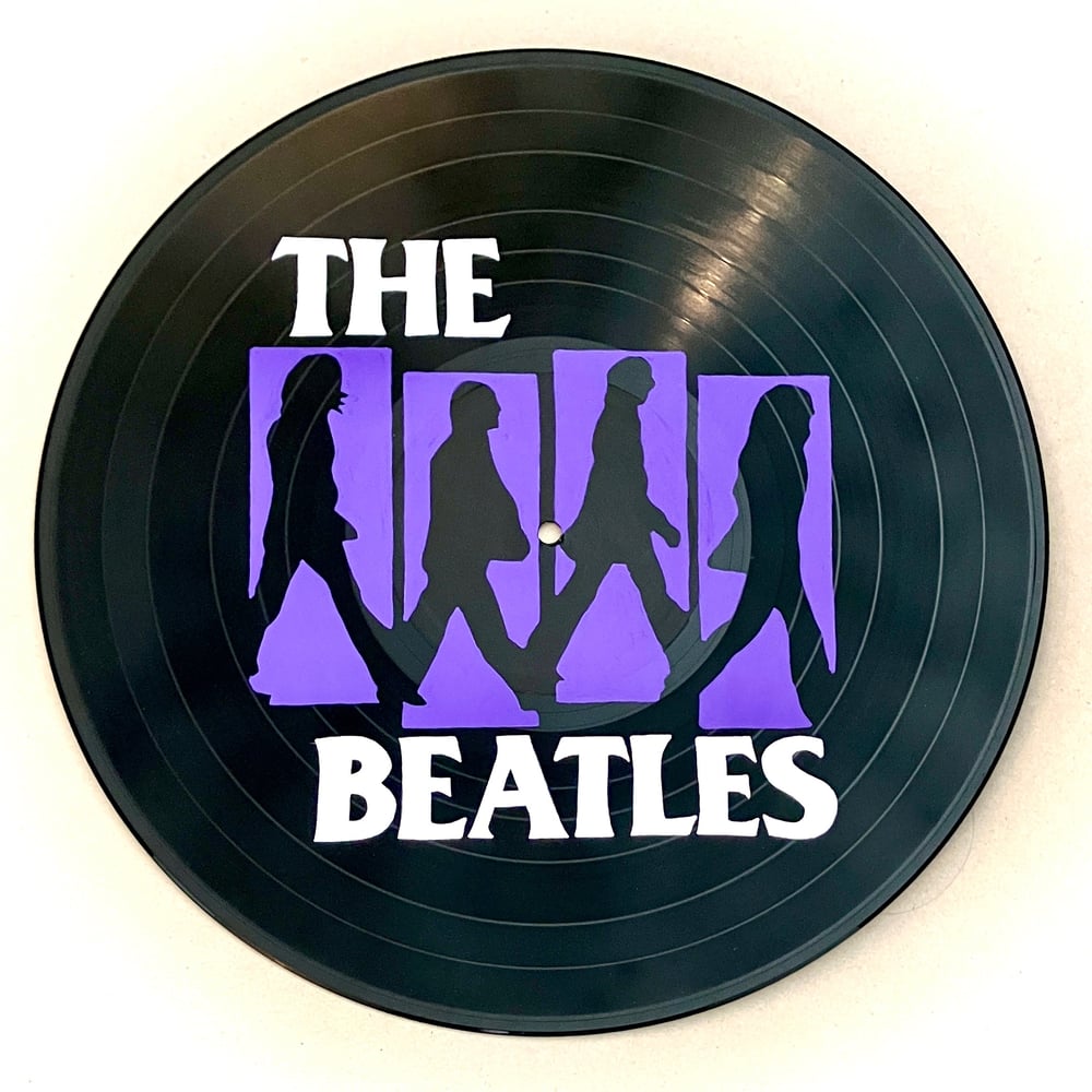 Image of Vinyle The Beatles violet