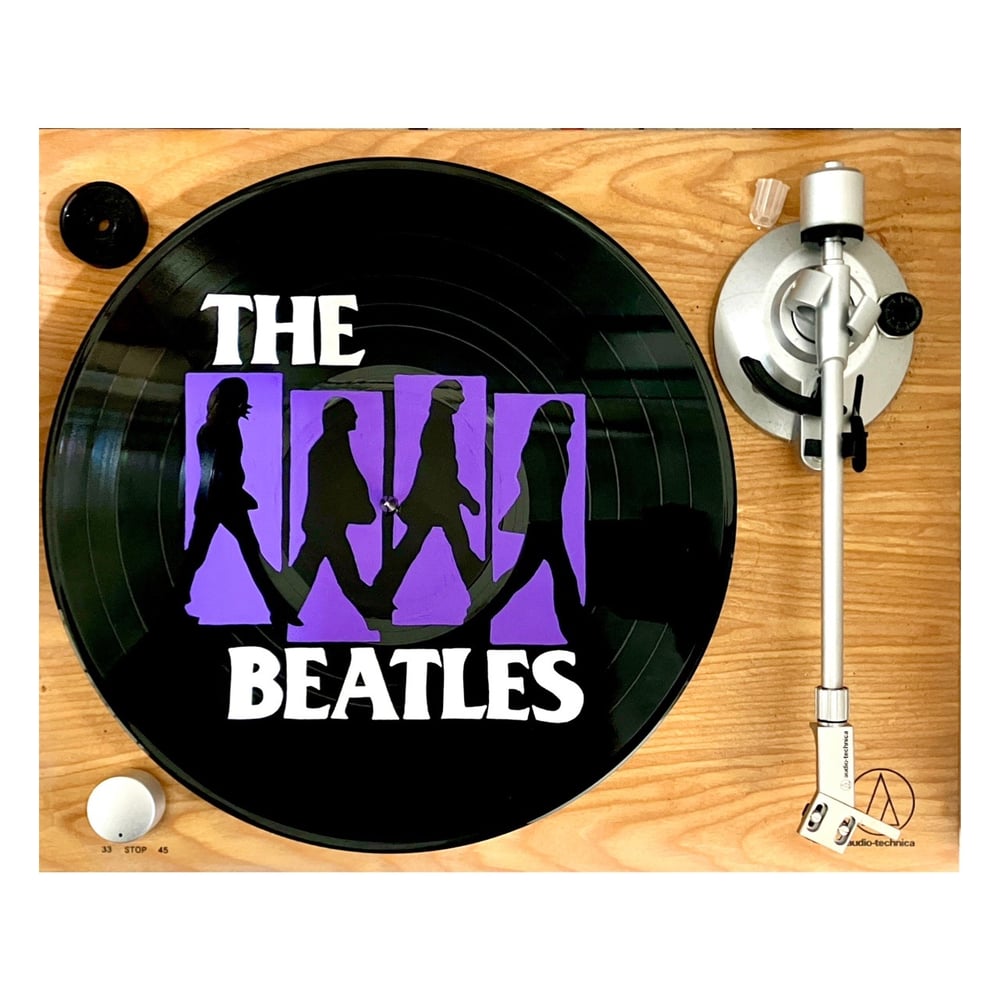 Image of Vinyle The Beatles violet