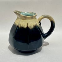 Image 2 of Petit pichet ALPHO en grès flammé vintage 1930 1940 cruche à eau