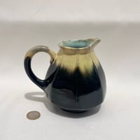 Image 3 of Petit pichet ALPHO en grès flammé vintage 1930 1940 cruche à eau