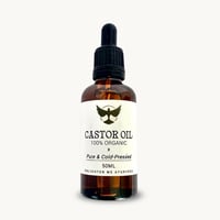 Image 1 of 50ml Organic Castor Oil with Dropper