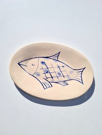 LE POISSON BLEU | petite assiette ovale