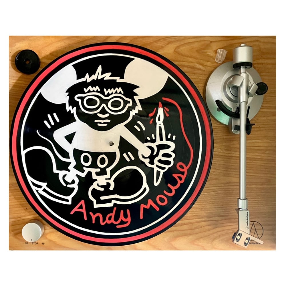 Image of Vinyle "Andy Mouse" by Keith Haring