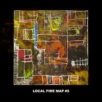 Image 5 of Local Fire Maps - Multi-listing - Original paintings on mounted wooden panels. By Alan C. Martin