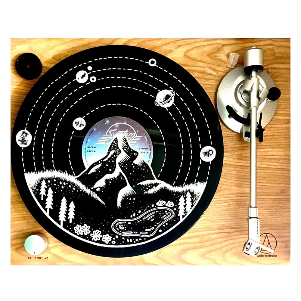 Image of Vinyle Paysage de Montagne