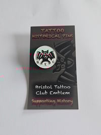 Image 2 of Bristol tattoo club pin badge 