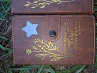 Image 1 of Star/Heart Leather Mustard Seed Journal