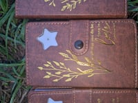 Image 2 of Star/Heart Leather Mustard Seed Journal