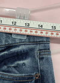 Image 4 of New Time and Tru High Rise Denim Straight Crop Jeans Size 8 Women Casual