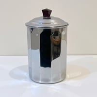 Image 2 of Pot à épices en chrome et bakélite Chicorée – Années 1930 – Boîte Art déco