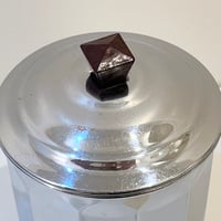 Image 5 of Pot à épices en chrome et bakélite Chicorée – Années 1930 – Boîte Art déco