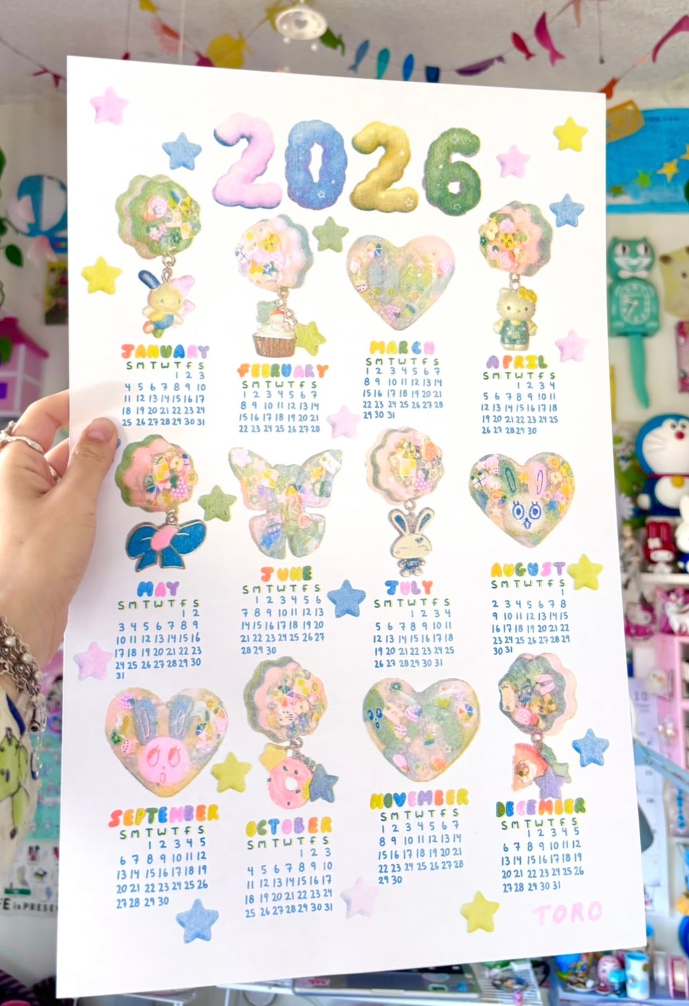 2026 risograph calendars 11x17"