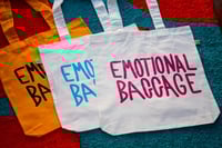 Image 1 of EMOTIONAL BAGGAGE TOTE