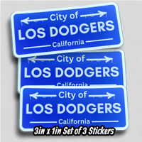 Image 3 of City Of Los Dodgers stickers